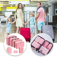 Kocke za pakiranje za putne kocke za putovanja Postavite sklopivi kofer Organizator lagane prtljažne