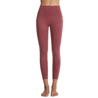Ociviesr Ženske dizanje vučnih gamarica Trčanje Yoga Fitness Sportske hlače Ženske Yoga hlače Pocket