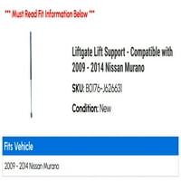 Podrška za podizanje dizala - kompatibilna sa - Nissan Murano 2013