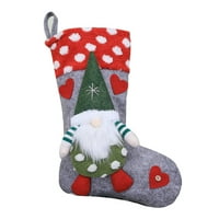 Rutiya božićna čarapa čarobnjačka bombona poklon torba spremnik Osnivanje stabla viseći privjesak
