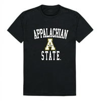 Majica za univerzitetu Republička Appalachian, crno-bijeli - ekstra veliki