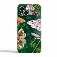 Kofer moljac Dragonfly za iPhone 13, estetsku umjetničku dizajn Potpuno zaštitni poklopac
