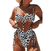 Set kupaći kupaći kostimi kupaći kostim podstavljeni onični zavojni zavoj push up women bikini kupaći