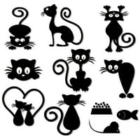 Slatka mačka rezač Diy Carbon čelik DIY rezanje kalup precizne crtane CAT kartice izrada šablona