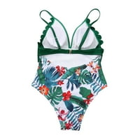 Ženski plivač bodysuit cvijeće gurnuti žene Monokini kupaći kostimi za ispis Tankinis set kupaći kostimi