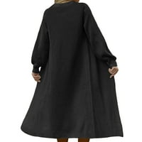 Durtebeua ženski kardigan dugačak jesen trendi oblozi lagane jakne pleti zimski kaput
