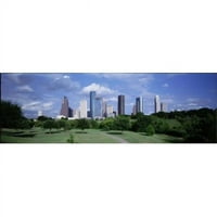 Panoramske slike PPI48093L Cityscape Houston T Poster Print panoramskim slikama - 12
