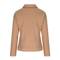 Jakne za mišiće za žene vruće rasprodaje casual jakne otvoreni prednji dugi rukav čvrsti bluza