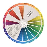 Kreativna boja kotača za učenje u cjelini kotač za rotaciju kotača Grafikon mješovita boja za žene za