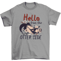 Pozdrav sa vidter bočne majice Otters Lover Tee Women Unisex
