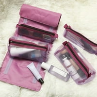 Roll u toaletnu vrećicu Travel Cosmetic Case Organizer Torba za pohranu umjetnika sa četiri odvojive