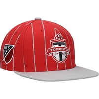 Muški Mitchell & Ness Crveni Toronto FC Team Pin Snapback Hat - OSFA
