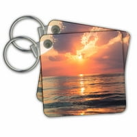 3Droza fotografija zalaska plaže - ključni lanci, 2. po, setu od 2