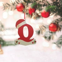 HHEI_K Božićno ukrašavanje privjeske personalizirane božićne slova ukrase