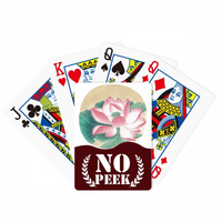 Voda Lotus Slika kineska slika Peek Poker igračka karta Privatna igra