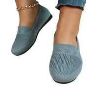 Sanviglor Womens Flats Comfort hodanje cipele na casual cipelama JOGA Lagana prozračna čarapa Tenisice