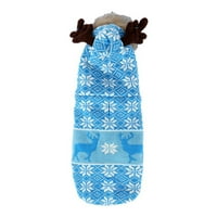 PAPABA PET džemper, duks pasa Snowflake Elk uzorak drži toplinu Predirbilni pleteni kućni ljubimac džemper