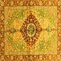Ahgly Company Machine Persible Pravokutnik Perzijske žute tradicionalne prostirke, 4 '6 '