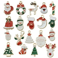 Miayilima Božićni ukrasi Mini ukrasi Božićni ukrasi malih božićnih ukrasa Mini drveće smole božićni