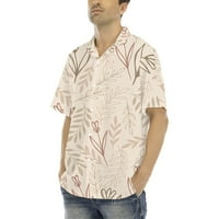 Muške haljine majice Custom Logo Muške havajske majice Postavlja kratki rukav ležerni gumb dolje na plaži cvijeće košulje i kratke hlače odijevaju muške trupce sa šeširom