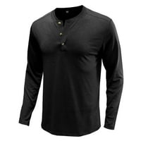 Promocija odobrenja Muškarci Dugi rukav Beefy Mišić Basic Solid čista boja bluza TEE TOW uštede do 30%