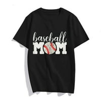 Žene poklon mamice za bejzbol mami - navijaju majicu majke dječaka Outfit