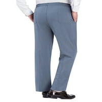 Bomotoo muns casual pantalone obične lagane pantalone Poslovni ugrađeni dno ugrađene tamno sivo 3xl