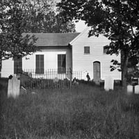 Richmond: Crkva, 1865. NST. Johna crkva fotografirana iz groblja, Richmond, Virginia, 1865. Poster Print