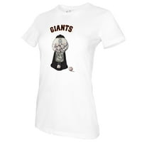 Ženska malena repala bijela San Francisco Giants Gumball Machine Majica
