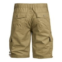 Chueoow ljeto muške kratke hlače Duljina koljena Tergo Pants Camuflage Radne hlače Srednja struka Multi-džepni