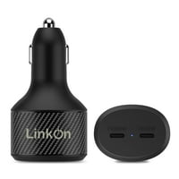 LINKON 130W USB-C auto punjač sa 100W PD3. PPS i 30W PD3. Port kompatibilan sa Macbook Samsung Huawei FCP SCP Apple iPhone iPad