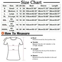 Fanxing Women Plus size rukav vrhovi kraljevske majice za juniore Cvjetni tiskani radovi ljetni bluza S, M, L, XL, XXL, XXXL, XXXXL