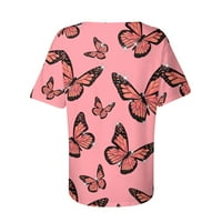Safuny ženski trendi labavi vrhovi tunika klirence elegantno slobodno vrijeme cvjetno tiskane odjeće