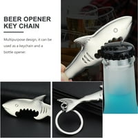 Otvarač za boce pivo morskih pasa boce za uklanjanje ključeva Privjesak Metalni ključ za ključeve Lanac Soda može magnet šampanjac