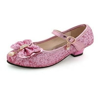 Gomelly Kids Mary Jane Sandale Glitter Dance cipele Čarobna traka Princezo cipele Lagane Chunky Sandal