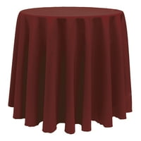 Ultimate tekstilni okrugli poliesterski posteljina stolnjak - za vjenčanje, restoran ili upotreba banketa,