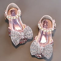 Zuwimk Toddler Djevojke Sandale, ljetne cipele za djevojke s dudama Sandale prve šetače ružičaste