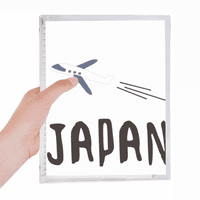 Japanski avion Travel Wellcome Notebook Labavi dnevnik Repucable Domaćin