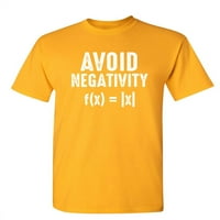 Izbjegavajte negativnost uvredljive sarkastična premium majica za odrasle humor smiješan izrekao grafički