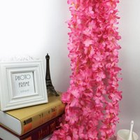 Umjetna lažna visteria vine ratta viseći vijenac SILK cvijeće struna kućna zabava vjenčani dekor umjetni