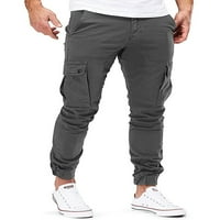Grianlook muns Cargo Dukset atletske modne konusne hlače teretane casual workout jogger pantalone sa