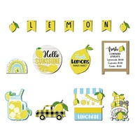 CHAOLEI limunska tema set ladica Set seoska seoska kuća Drveni logo Limun logotip Kamion CUP duga drvena