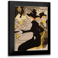 de Toulouse-Lautrec, Henri Black Moderni uokvireni muzej Art Print Naslijed - Divan Japonais Poster