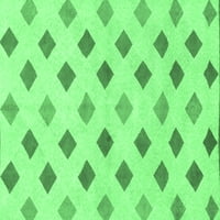 Ahgly Company Zatvoreni pravokutnik Solid smaragdno zeleni modernim prostirkama, 7 '10'