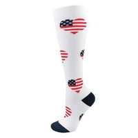 Koaiezne američke čarape za muškarce Žene i pruge Patriotske čarape Novost čarape za muškarce žene