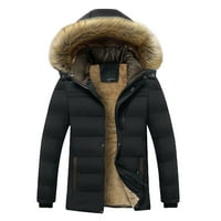Muški zimski kaputi - Anorak puni zatvarač dugih rukava toplo čvrsto, za jesen zima tamno plavi xxxxl