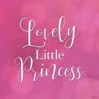 Louise, gigi crni moderni uokvireni muzej umjetnički print pod nazivom - lijepa mala princeza