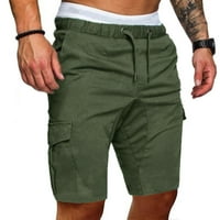 Holloyiver muške taktičke hlače za kratke hlače za muškarce Ležerne prilike, pune šarene kratke hlače