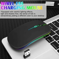 2.4GHz i Bluetooth miš, punjivi bežični miš za Bluetooth bežični miš za laptop MAC računarsku tablet
