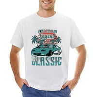 Retro Car Club Majica Muška majica pamuk Ležerne prilike kratkih rukava Poklon Tee White M
